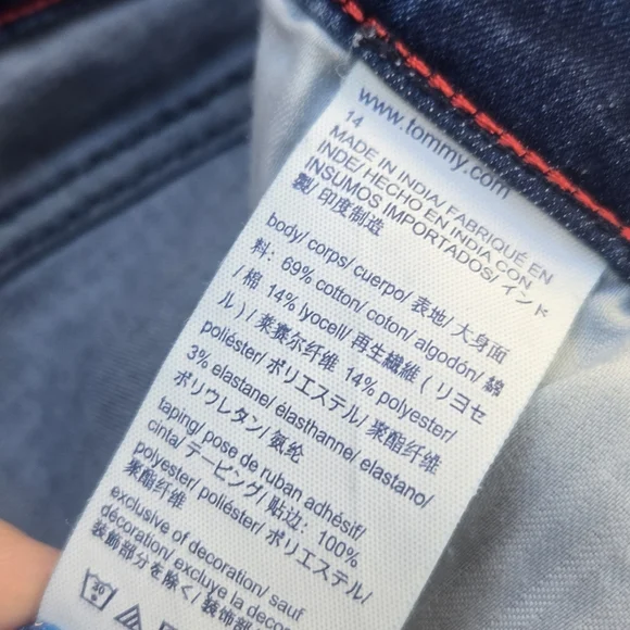 Tommy Hilfiger Red Stripe Signature Jeans - Picture 10 of 10